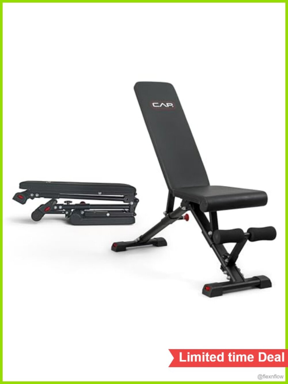 Adjustable Weight Bench 800 lb Capacity Foldable Home Gym Equipment